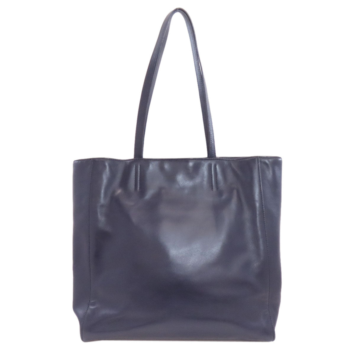 MIUMIU logo Tote Bag Leather Ladies [Used]