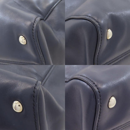 MIUMIU logo Tote Bag Leather Ladies [Used]