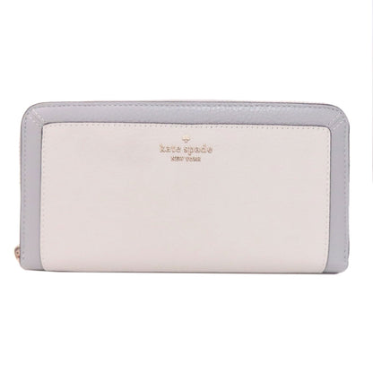 kate spade logo Long wallet (with coin pocket) Leather Ladies [Used]