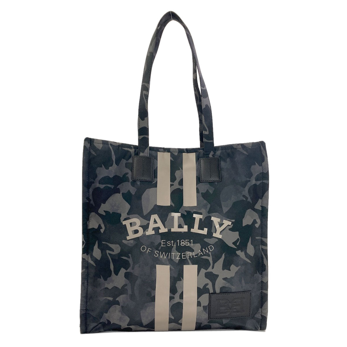 BALLY Crystalia Camouflage Pattern Tote Bag Nylon Ladies [Used]