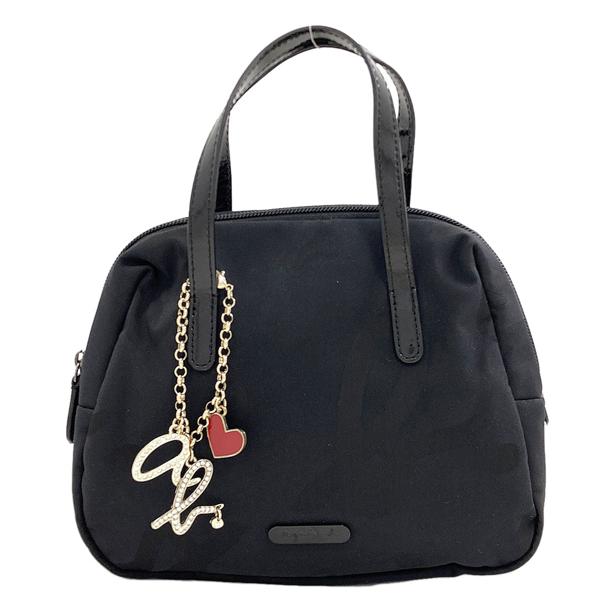 agnes b. logo Handbag Nylon Ladies [Used]