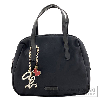 agnes b. logo Handbag Nylon Ladies [Used]