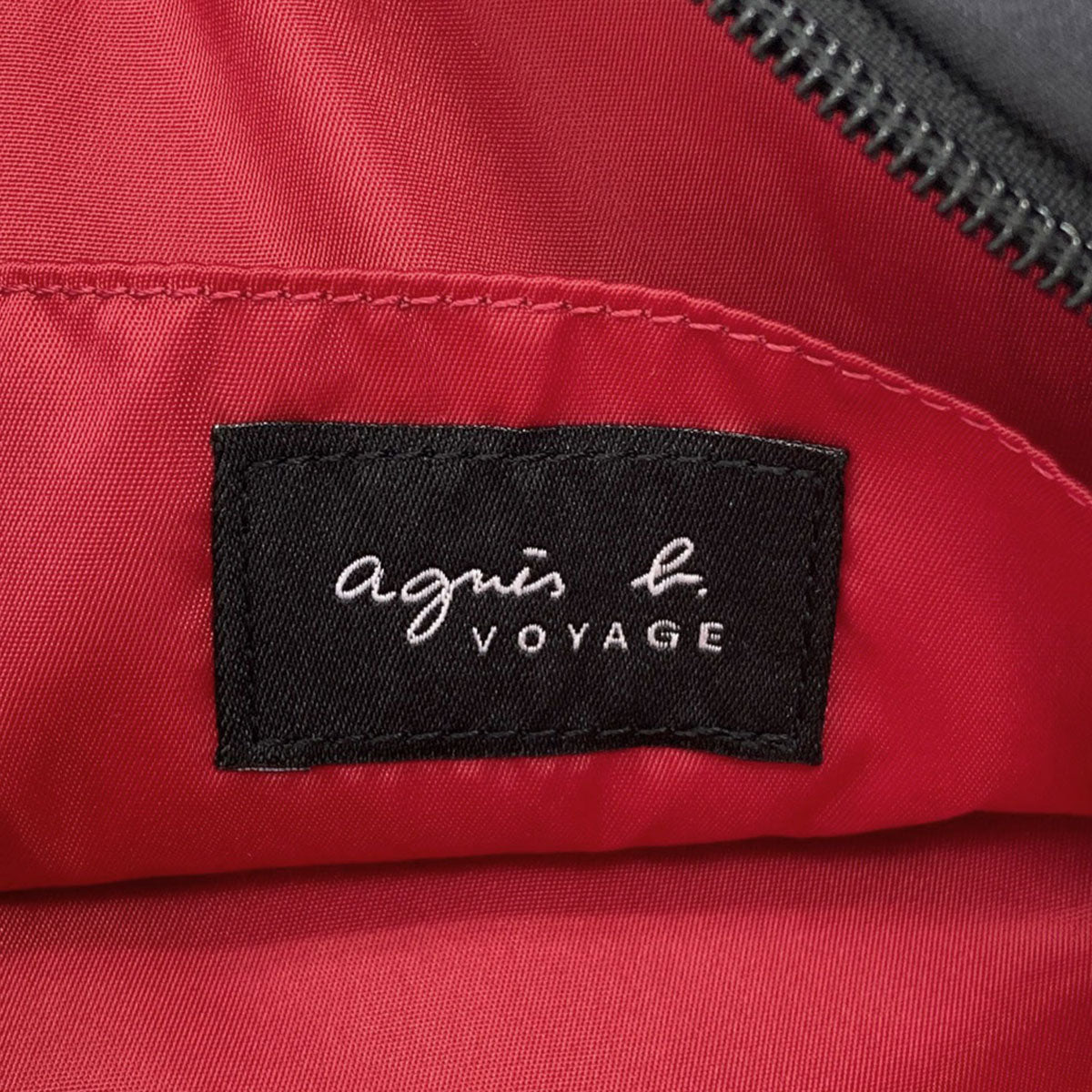 agnes b. logo Handbag Nylon Ladies [Used]
