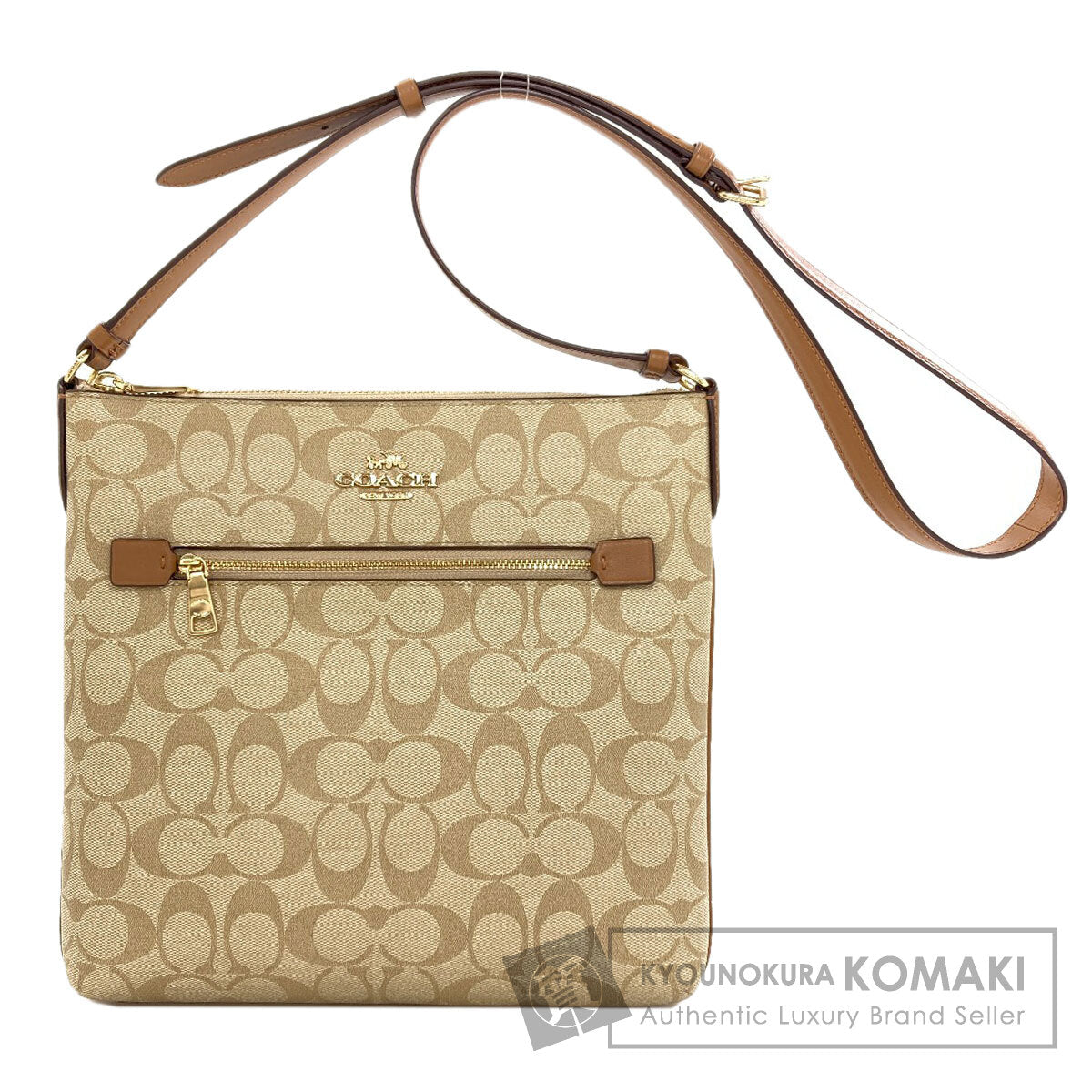 COACH C1554 Signature Shoulder Bag PVC Ladies [Used]