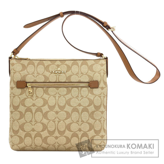COACH C1554 Signature Shoulder Bag PVC Ladies [Used]