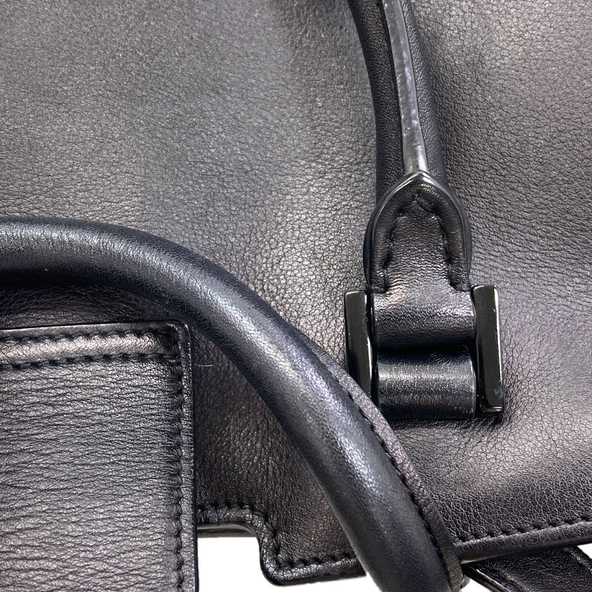 SAINT LAURENT Baby Kabas 2WAY Handbag Calf Ladies [Used]