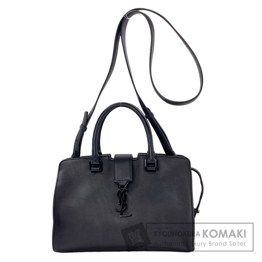SAINT LAURENT Baby Kabas 2WAY Handbag Calf Ladies [Used]