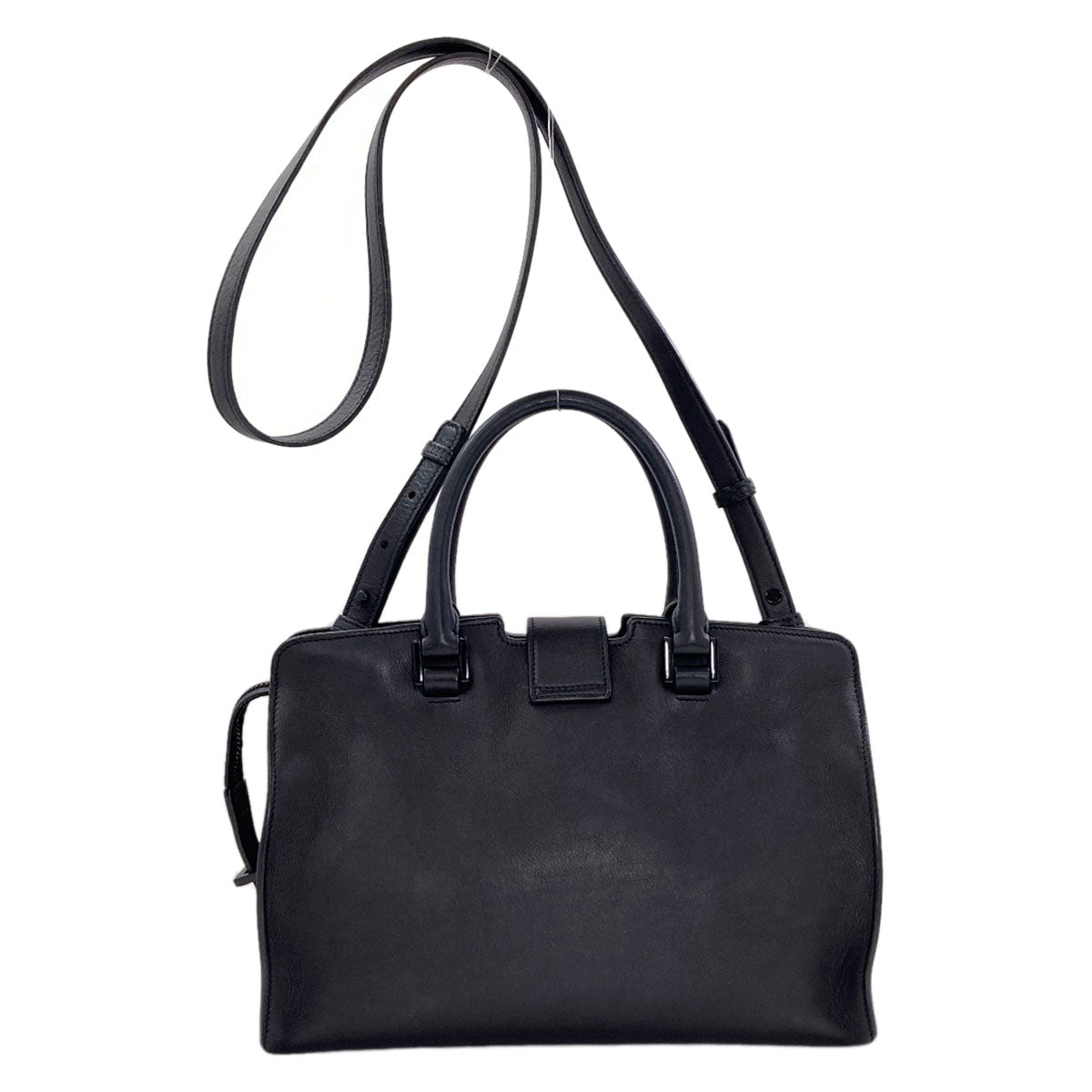 SAINT LAURENT Baby Kabas 2WAY Handbag Calf Ladies [Used]