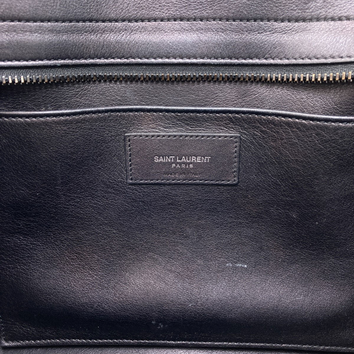 SAINT LAURENT Baby Kabas 2WAY Handbag Calf Ladies [Used]