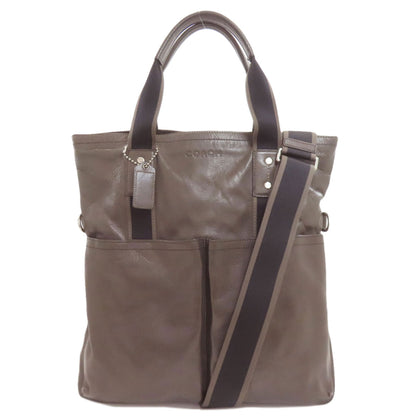 COACH F70558 Heritage Web 2WAY Handbag Leather Ladies [Used]