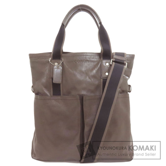 COACH F70558 Heritage Web 2WAY Handbag Leather Ladies [Used]