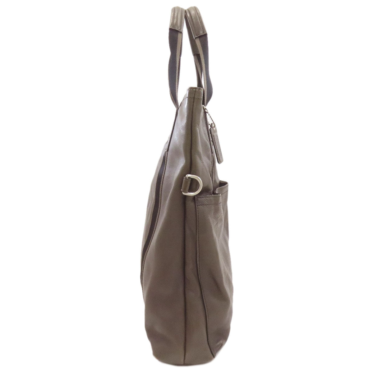 COACH F70558 Heritage Web 2WAY Handbag Leather Ladies [Used]