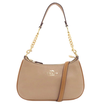 COACH CA173 Terry 2WAY Handbag Leather Ladies [Used]