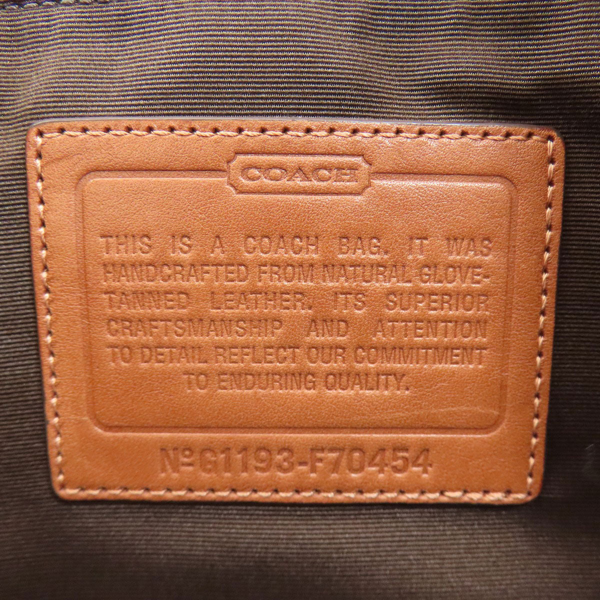 COACH F70454 Briefcase Business bag Leather mens [Used]