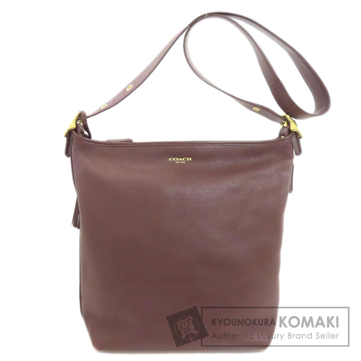 COACH 19889 logo Shoulder Bag Leather Ladies [Used]