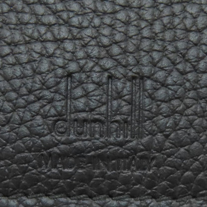 Dunhill logo Card Case Leather mens [Used]