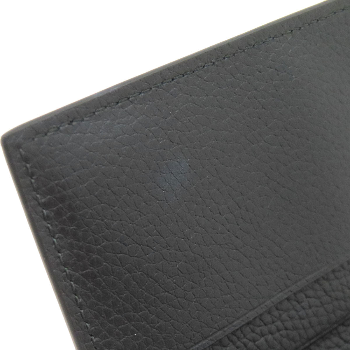 Dunhill logo Card Case Leather mens [Used]