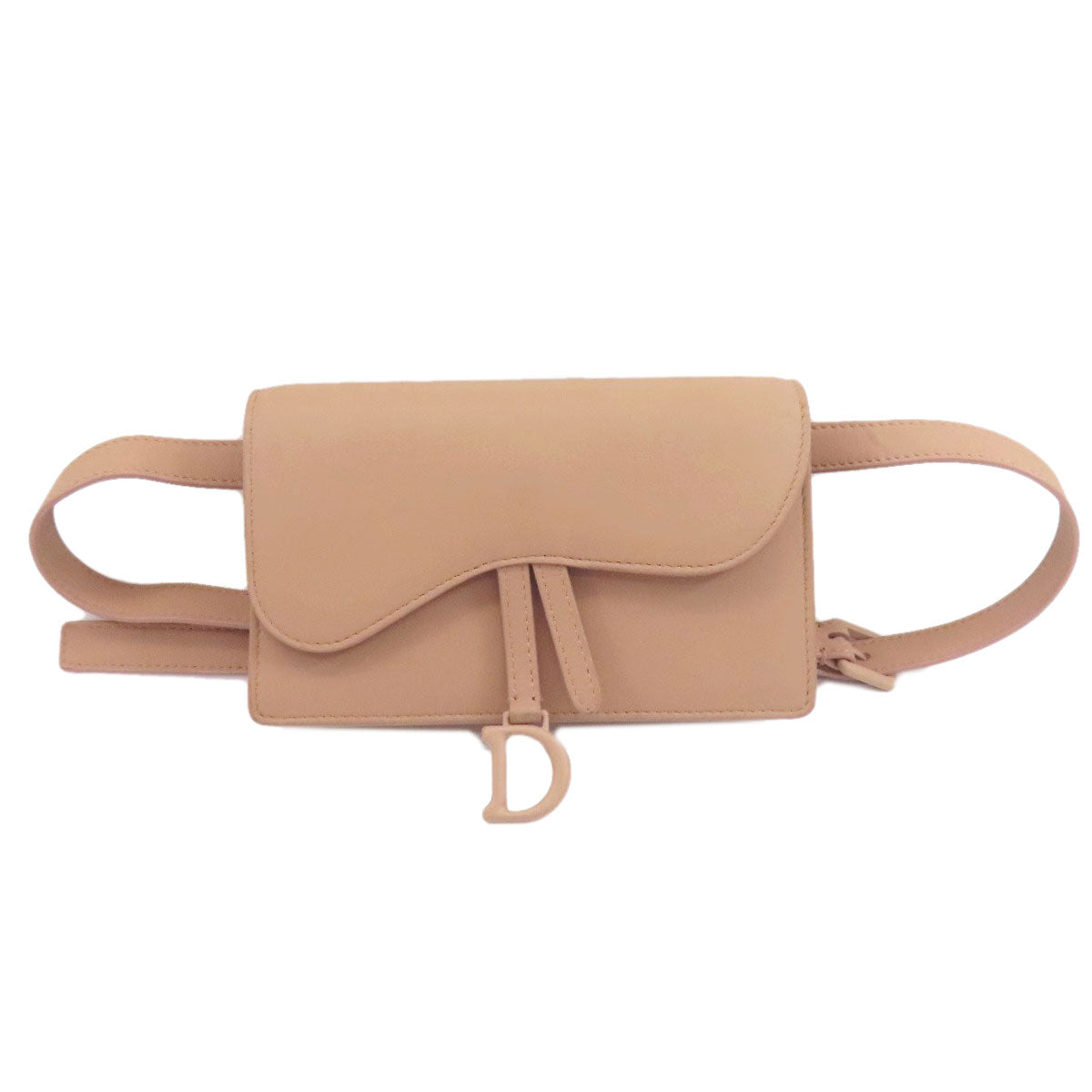 CHRISTIAN DIOR saddle Hip bag, waist bag Calf Ladies [Used]