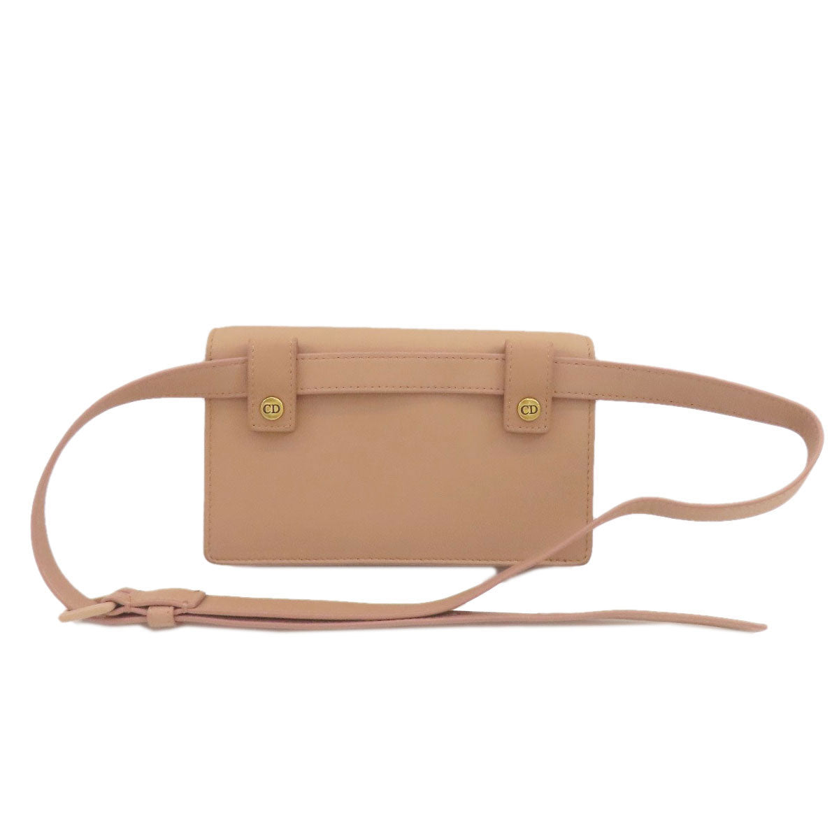CHRISTIAN DIOR saddle Hip bag, waist bag Calf Ladies [Used]