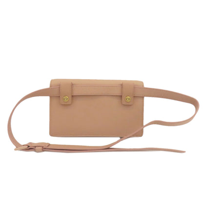 CHRISTIAN DIOR saddle Hip bag, waist bag Calf Ladies [Used]