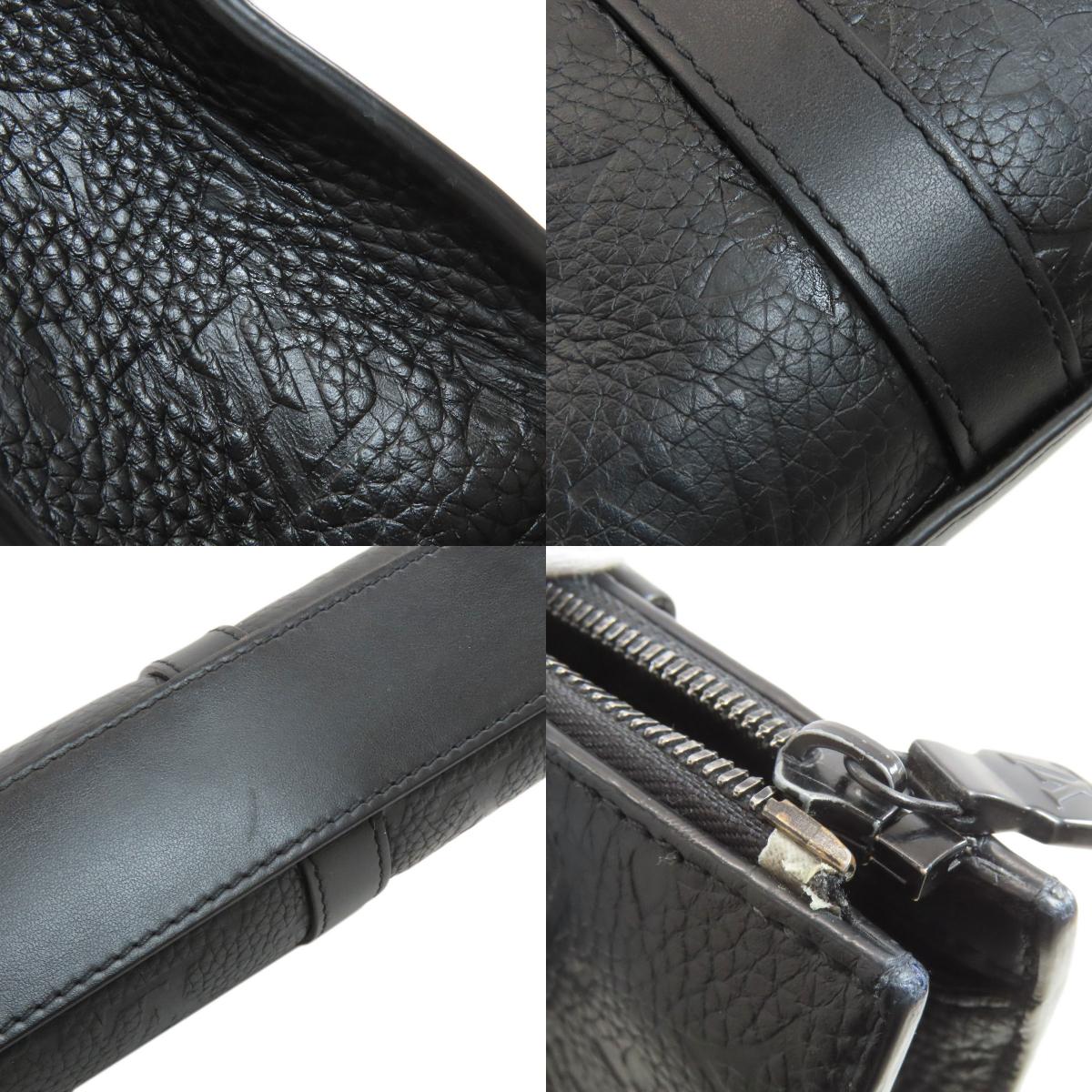 LOUIS VUITTON M21884 Sac Plat cloth Handbag Taurillon ClemenceLeather mens [Used]