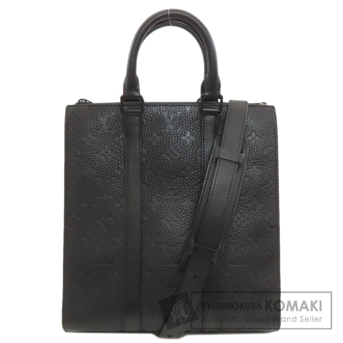 LOUIS VUITTON M21884 Sac Plat cloth Handbag Taurillon ClemenceLeather mens [Used]
