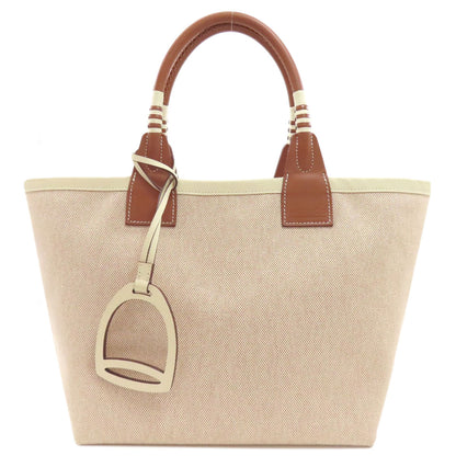 エルメス スティープ25 ハンドバッグ トワルアッシュ レディース 【中古】【HERMES】