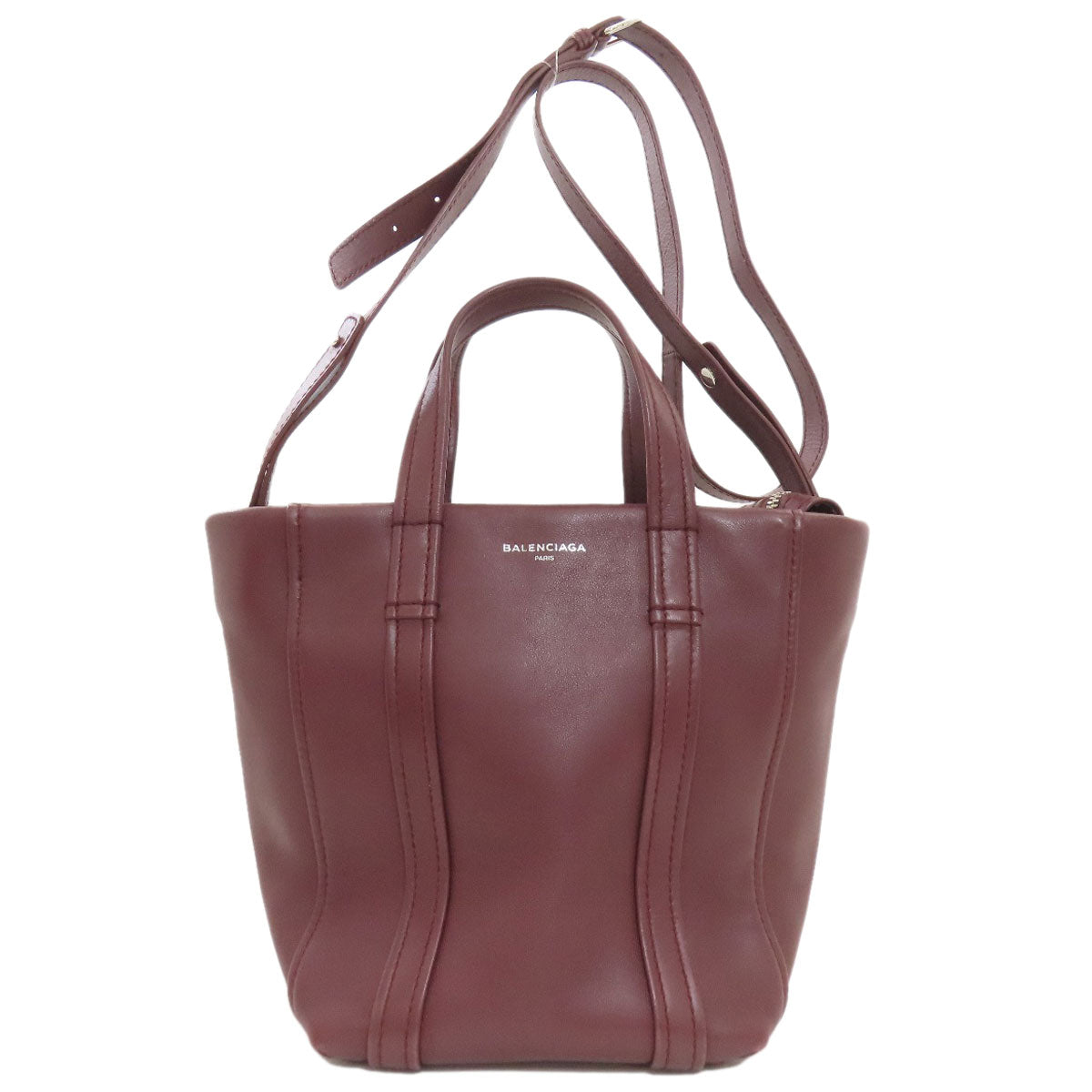 BALENCIAGA 502509 Laundry Kaba XS Handbag Leather Ladies [Used]