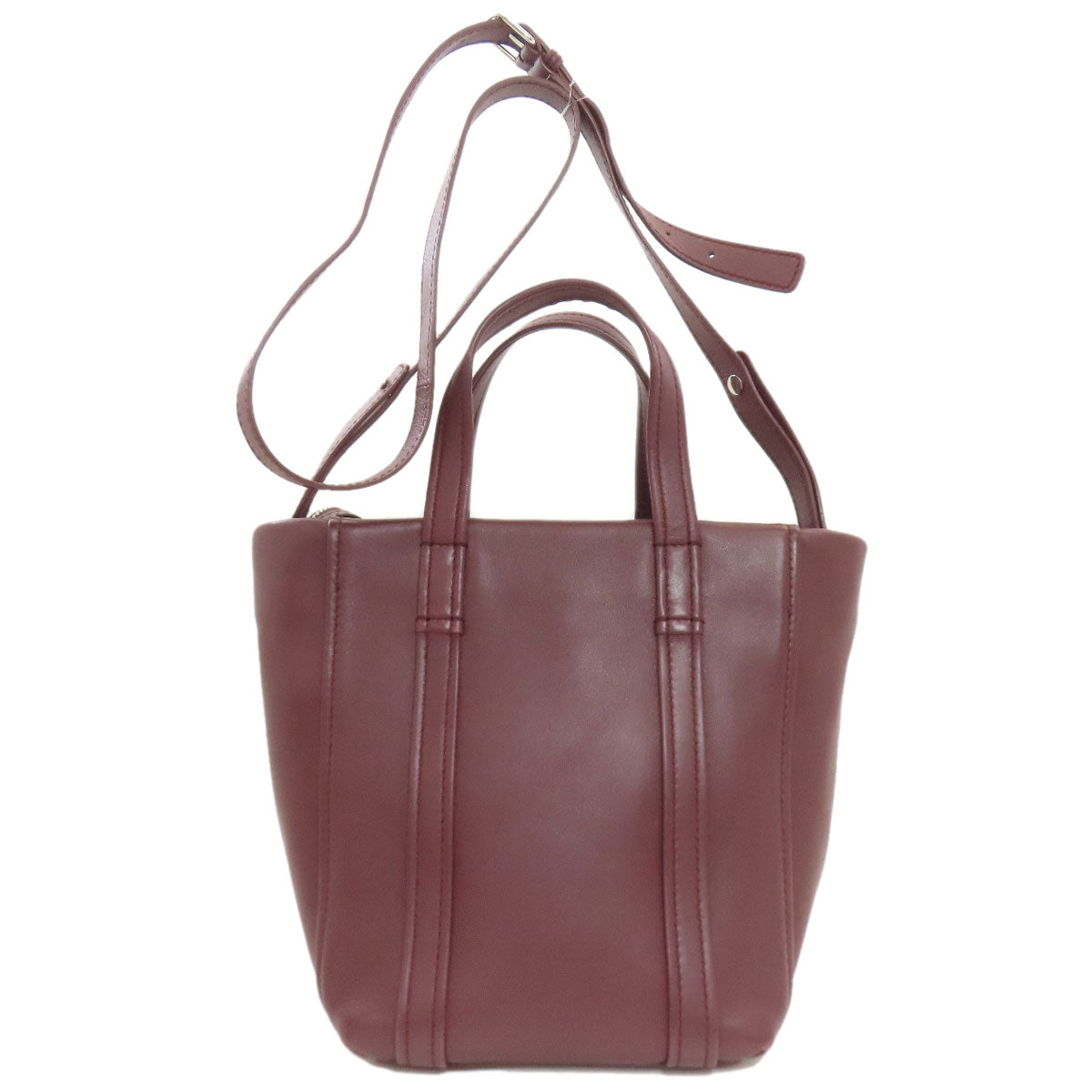 BALENCIAGA 502509 Laundry Kaba XS Handbag Leather Ladies [Used]