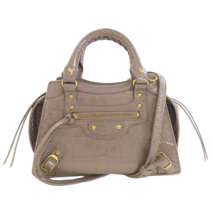 BALENCIAGA 638524 Neo Classic Mini City 2WAY Handbag Calf Ladies [Used]
