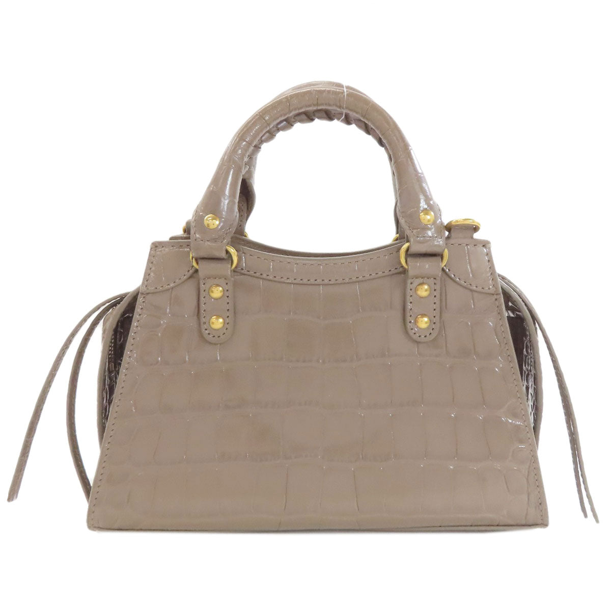 BALENCIAGA 638524 Neo Classic Mini City 2WAY Handbag Calf Ladies [Used]