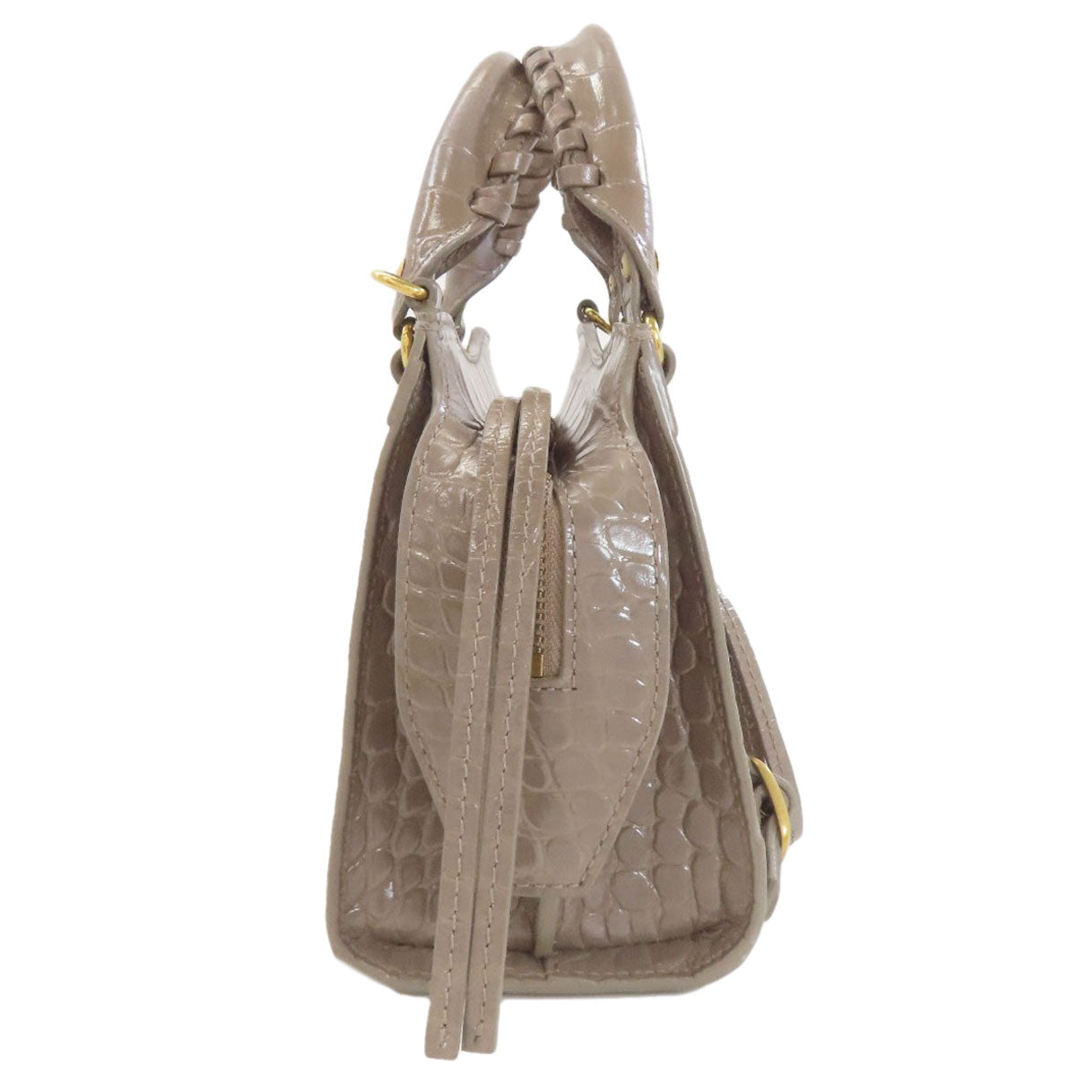 BALENCIAGA 638524 Neo Classic Mini City 2WAY Handbag Calf Ladies [Used]