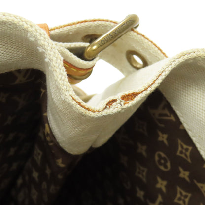 LOUIS VUITTON M95114 Cruise Line Globe Shopper MM Tote Bag Canvas Ladies [Used]