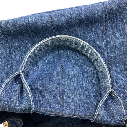 PRADA Canapa Tote Bag Denim Ladies [Used]