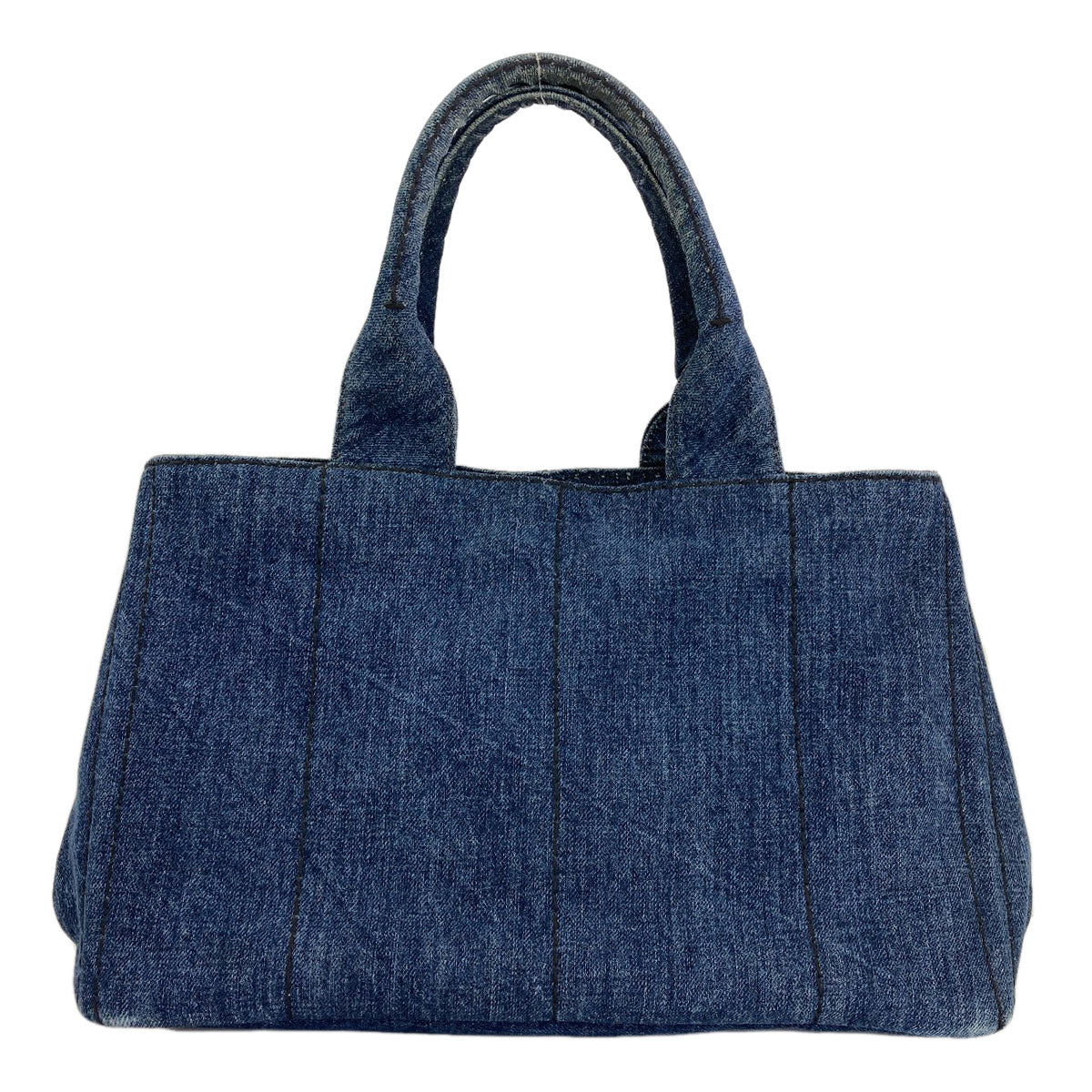 PRADA Canapa Tote Bag Denim Ladies [Used]