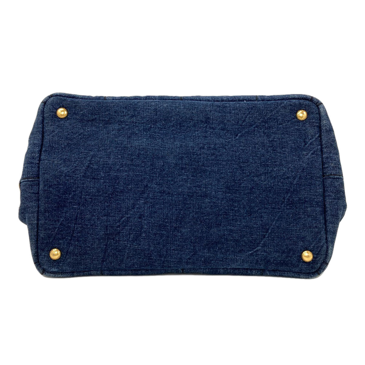 PRADA Canapa Tote Bag Denim Ladies [Used]