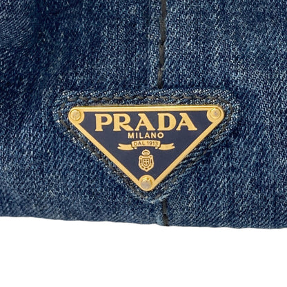 PRADA Canapa Tote Bag Denim Ladies [Used]