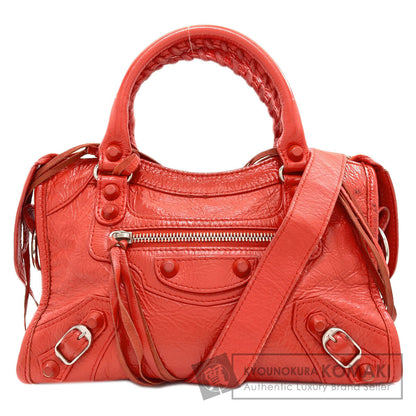 BALENCIAGA 300295 Classic Mini City 2WAY Handbag Calf Ladies [Used]