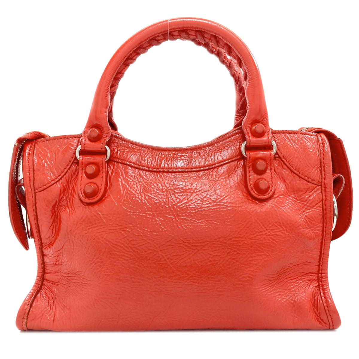BALENCIAGA 300295 Classic Mini City 2WAY Handbag Calf Ladies [Used]