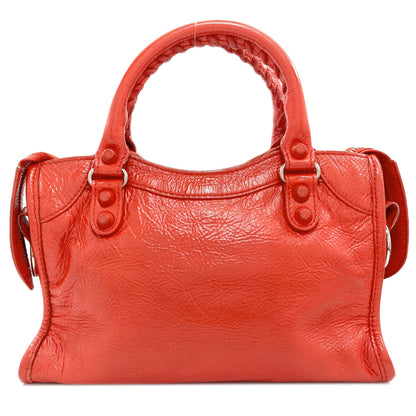BALENCIAGA 300295 Classic Mini City 2WAY Handbag Calf Ladies [Used]