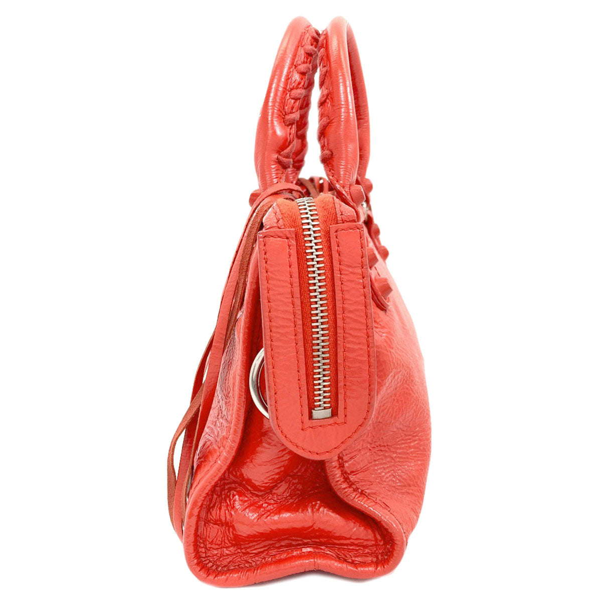 BALENCIAGA 300295 Classic Mini City 2WAY Handbag Calf Ladies [Used]