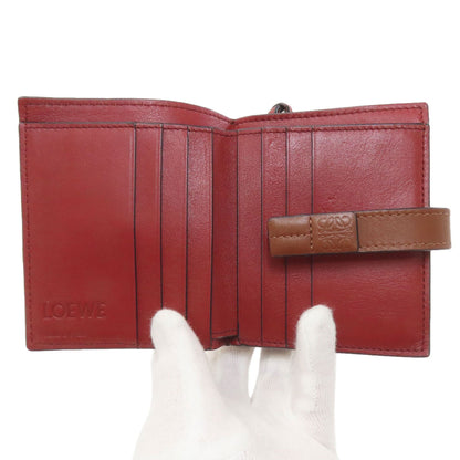 LOEWE Vertical wallet Bifold Wallet with Coin Pocket Leather Ladies [Used]