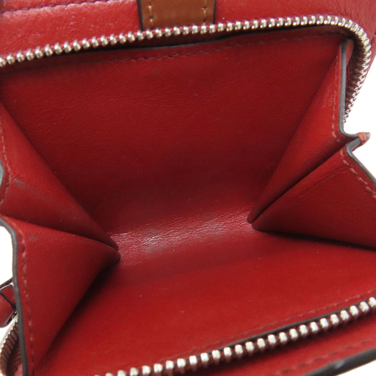 LOEWE Vertical wallet Bifold Wallet with Coin Pocket Leather Ladies [Used]