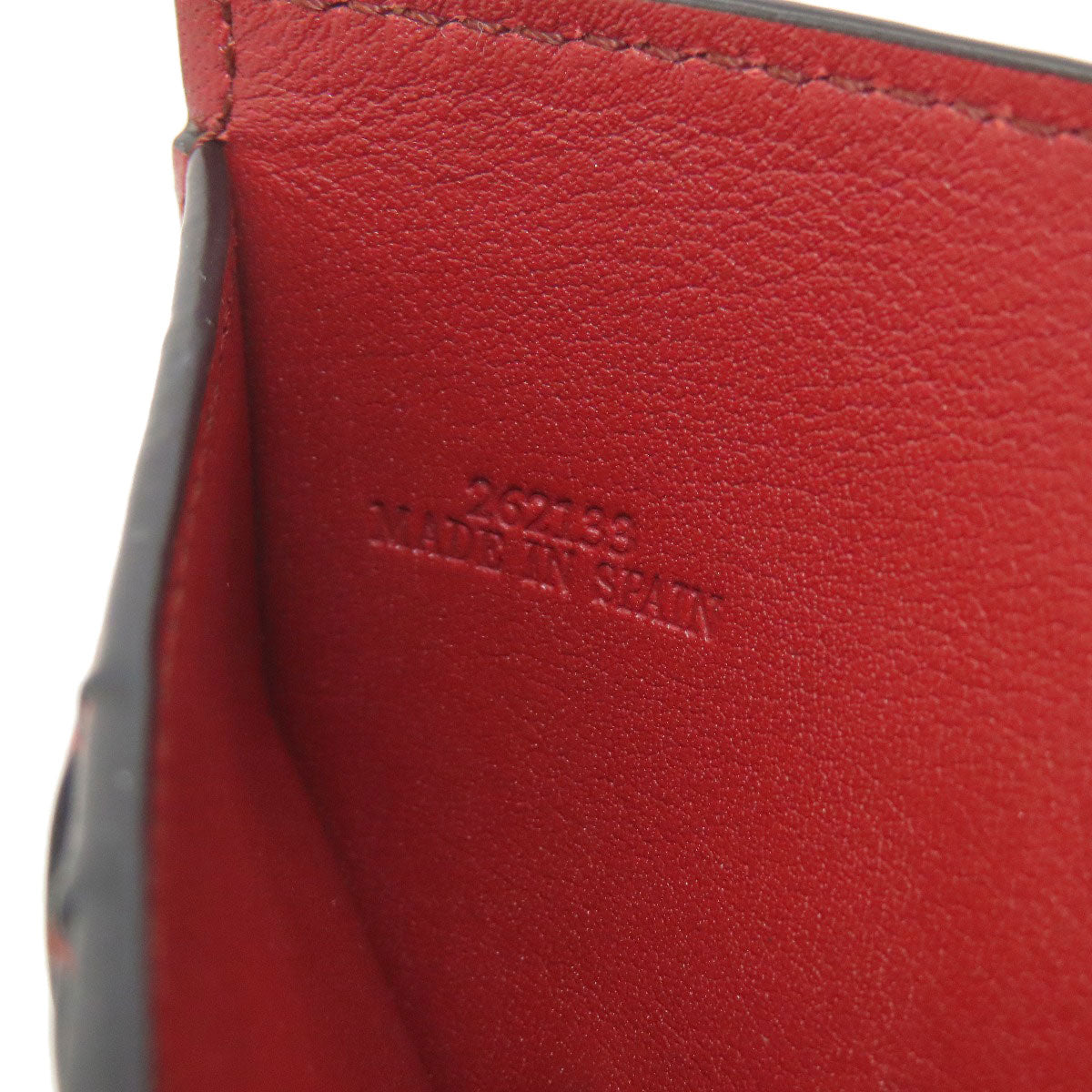 LOEWE Vertical wallet Bifold Wallet with Coin Pocket Leather Ladies [Used]
