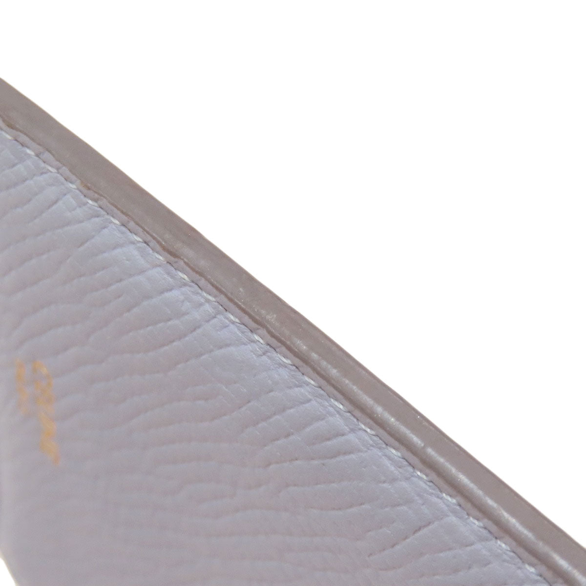 CELINE logo Card Case Leather Ladies [Used]