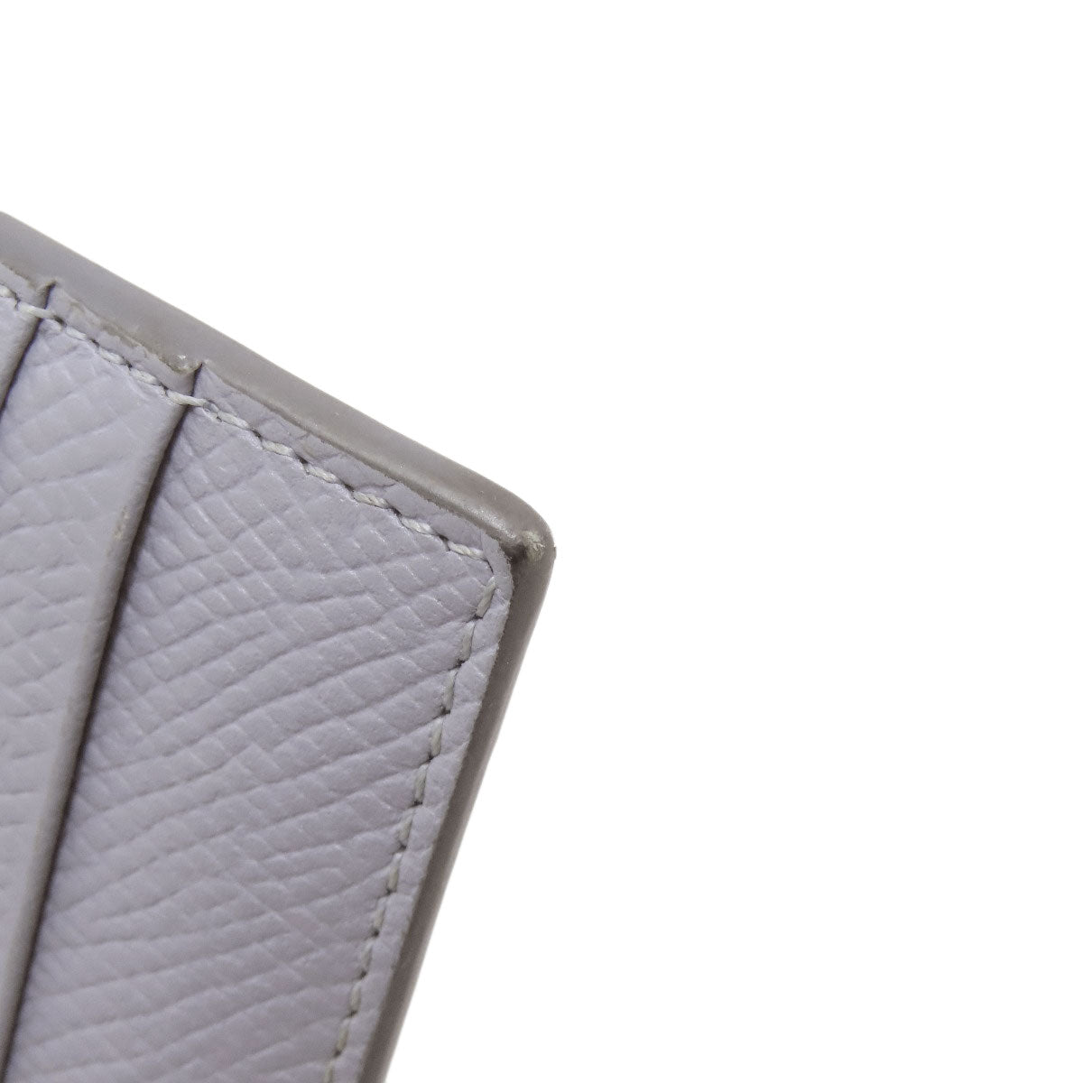CELINE logo Card Case Leather Ladies [Used]
