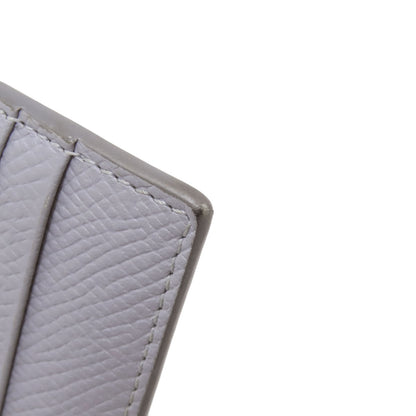 CELINE logo Card Case Leather Ladies [Used]