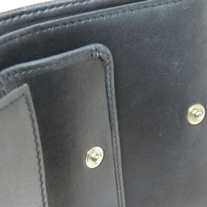 CHANEL Matelasse Tri-Fold Wallet Bifold Wallet with Coin Pocket Grained Calfskin Skin Ladies [Used]