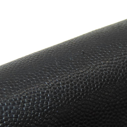 CHANEL Matelasse Tri-Fold Wallet Bifold Wallet with Coin Pocket Grained Calfskin Skin Ladies [Used]