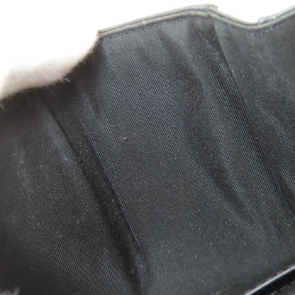 CHANEL Matelasse Tri-Fold Wallet Bifold Wallet with Coin Pocket Grained Calfskin Skin Ladies [Used]